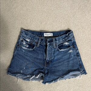 Abercrombie & Fitch Blue Jean Shorts